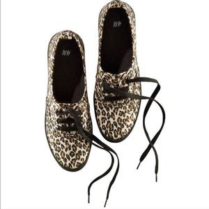 🐆Leopard Print Lace Up Sneakers/Keds👟